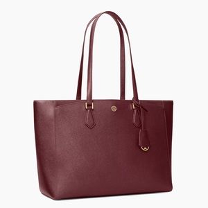 Tory Burch Large Robinson Saffiano Leather Tote